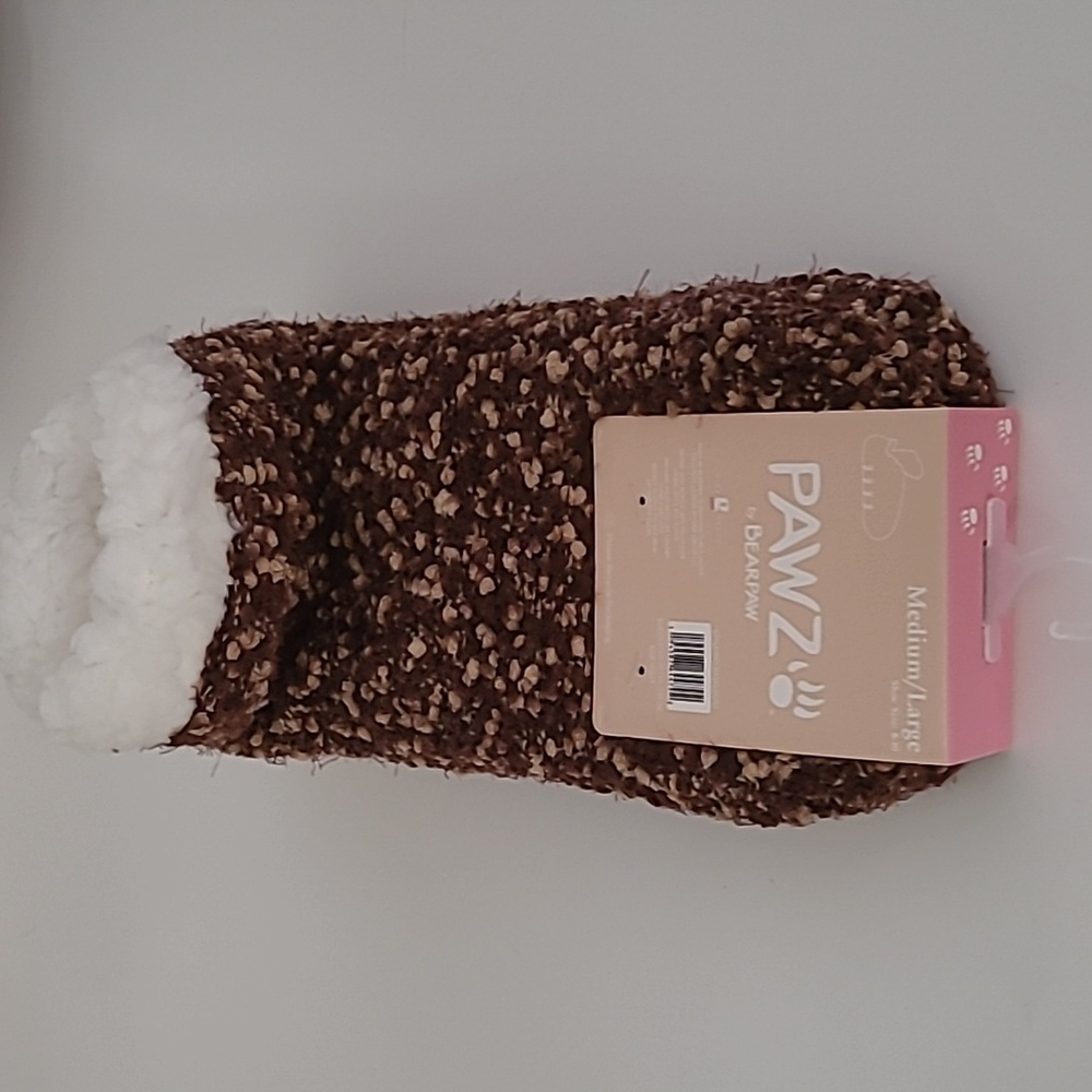 Pawz by Bearpaw Sherpa Lounge Bootie Socks NWT - Picture 10 of 16